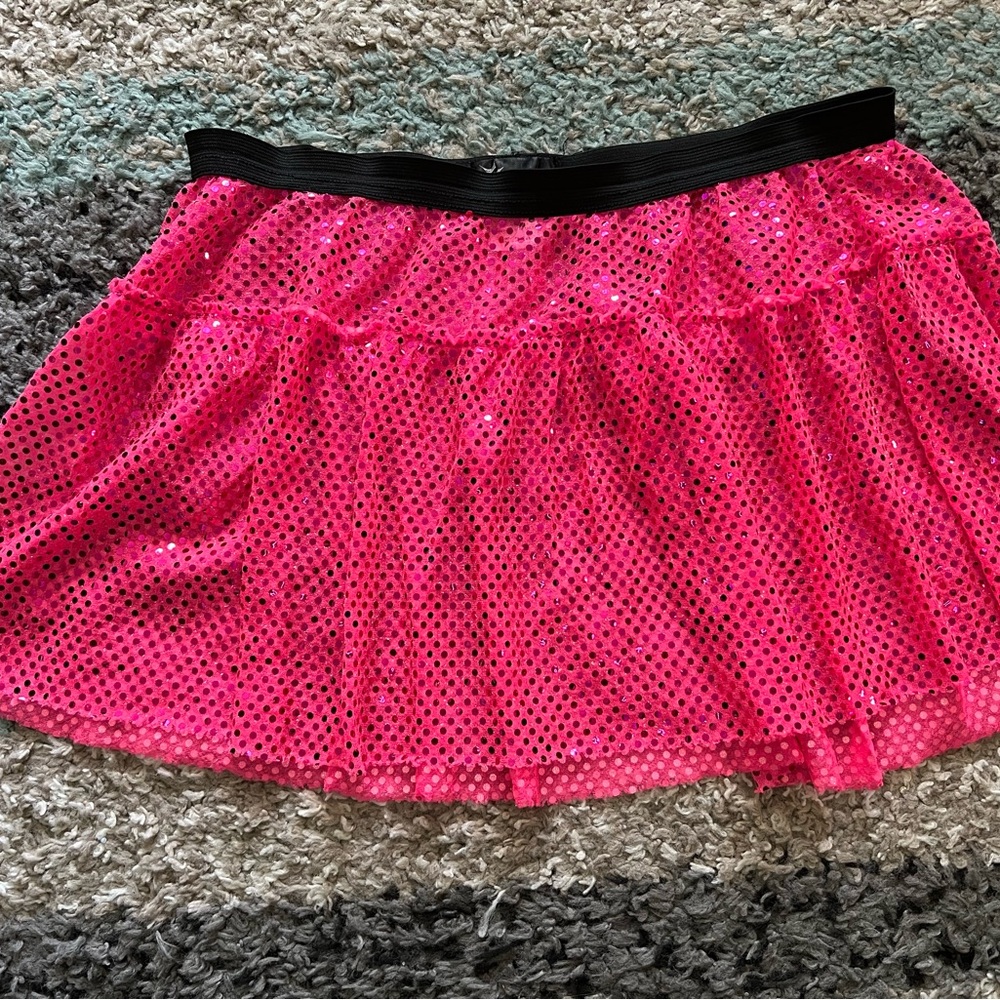 Sparkle Athletic Fuchsia Sequin Running Skirt